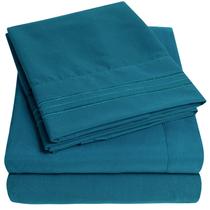 Conjunto de Lençóis Sweet Home Collection Supreme 1500 - Tamanho Full - Cor Teal