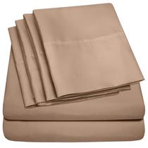 Conjunto de Lençóis Sweet Home Collection Supreme 1500 - Twin XL Taupe