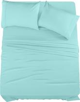 Conjunto de lençóis Utopia Bedding King Brushed Microfiber 4 peças Conjunto de lençóis Utopia Bedding King Brushed Microfiber 4 peças