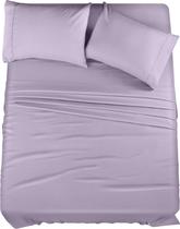 Conjunto de lençóis Utopia Bedding King Brushed Microfiber Lavender Conjunto de lençóis Utopia Bedding King Brushed Microfiber Lavender