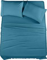 Conjunto de lençóis Utopia Bedding, microfibra totalmente escovada, 4 peças