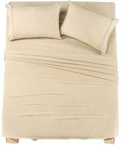 Conjunto de lençóis Utopia Bedding Queen Brushed Microfiber 4 peças Conjunto de lençóis Utopia Bedding Queen Brushed Microfiber 4 peças