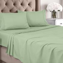 Conjunto de lençóis Utopia Bedding Queen Brushed Microfiber Sage Conjunto de lençóis Utopia Bedding Queen Brushed Microfiber Sage