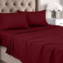 Conjunto de lençóis Utopia Bedding Queen Size Microfibra escovada Conjunto de lençóis Utopia Bedding Queen Size Microfibra escovada