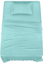 Conjunto de lençóis Utopia Bedding Twin Brushed Microfiber 3 peças Conjunto de lençóis Utopia Bedding Twin Brushed Microfiber 3 peças