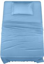 Conjunto de lençóis Utopia Bedding Twin Brushed Microfiber 3 peças