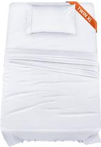Conjunto de lençóis Utopia Bedding Twin XL, pacote com 10 unidades de microfibra escovada Conjunto de lençóis Utopia Bedding Twin XL, pacote com 10 unidades de microfibra escovada