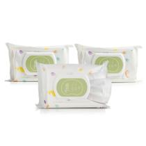 Conjunto de Lenços Umedecidos com Fragrância Mamãe e Bebê 50unidades cada - Infantil Conjunto de Lenços Umedecidos com Fragrância Mamãe e Bebê 50unidades cada - Infantil