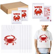 Conjunto de lenços umedecidos Party Supply Wesiti Lobster Crab Bib x100 Conjunto de lenços umedecidos Party Supply Wesiti Lobster Crab Bib x100