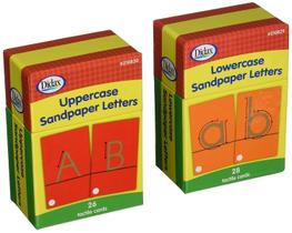 Conjunto de Letras de Lixa Didax Educational Resources em Caixa