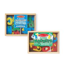 Conjunto de letras e números magnéticos Melissa & Doug 89 ímãs
