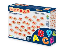 Conjunto de Letras em Madeira - 160 Peças