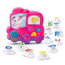 Conjunto de Letras Magnéticas Rosa LeapFrog Fridge Phonics - Alfabeto Magnético para Geladeira