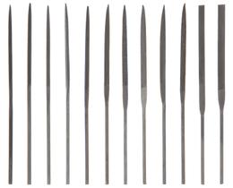 Conjunto de Lima Agulha Mini EUROTOOL 12pcs 10cm Corte Fino