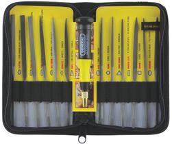 Conjunto de limas de agulhas General Tools 707475 Swiss Pattern de 12 peças