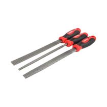 Conjunto De Limas De Madeira Reforçadas 3 Peças Redondas, Planas E Meio Redondas Para Marceneiros,