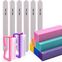 Conjunto de limas e tampões para unhas MORGLES para materiais naturais e acrílicos