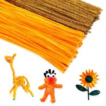 Conjunto de limpadores de cachimbo Iuuidu Christmas Gold Chenille Stem 200 unidades Conjunto de limpadores de cachimbo Iuuidu Christmas Gold Chenille Stem 200 unidades