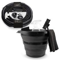 Conjunto de limpeza: balde dobrável SIMPLEMADE 10L com frasco de spray