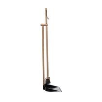 Conjunto de limpeza Creative Co-Op Beech Wood Broom & Standing Dust Pan