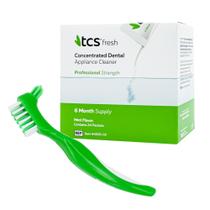 Conjunto de limpeza de aparelhos dentários TCS Fresh com escova de 6 meses