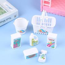 Conjunto de limpeza de bonecas KittenBaby, 7 peças de detergente para roupa em balde Conjunto de limpeza de bonecas KittenBaby, 7 peças de detergente para roupa em balde