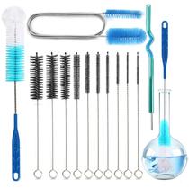 Conjunto de limpeza de tubos e tubos, pacote com 12 unidades, 43 cm de nylon