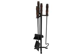 Conjunto de Limpeza para Lareira Barroco - Acessórios de Aço Carbono