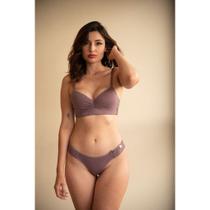 Conjunto de Lingerie Básico com Qualidade Luxo Sutiã com Bojo e Calcinha Conjunto de Lingerie Básico com Qualidade Luxo Sutiã com Bojo e Calcinha