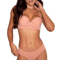 Conjunto de Lingerie Básico Sutiã com Bojo Conjunto de Lingerie Básico Sutiã com Bojo