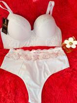 Conjunto de Lingerie Branco Nude Conjunto de Lingerie Branco Nude