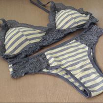 Conjunto de lingerie com bojo soft - Conjunto Lara