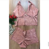 Conjunto de lingerie com Crooped M