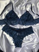 Conjunto de Lingerie - Cor Preto - Tamanho G Conjunto de Lingerie - Cor Preto - Tamanho G