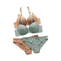 Conjunto De Lingerie De 2 Peças Com Sutiã Push-up E Calcinha De Renda Sexy Para Mulheres, Roupa Conjunto De Lingerie De 2 Peças Com Sutiã Push-up E Calcinha De Renda Sexy Para Mulheres, Roupa