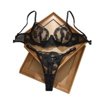 Conjunto De Lingerie Feminina Com Penas Pretas, Confortável E Elegante, Sutiã E Calcinha Conjunto De Lingerie Feminina Com Penas Pretas, Confortável E Elegante, Sutiã E Calcinha