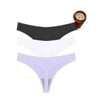 Conjunto de Lingerie Feminina Sexy e Respirável - T-back e G-string com Cintura Baixa