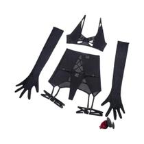 Conjunto De Lingerie Feminina Sexy Transparente Com Tiras AVELINE 2025 Summer Sizzler Quatro Peças Conjunto De Lingerie Feminina Sexy Transparente Com Tiras AVELINE 2025 Summer Sizzler Quatro Peças