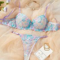 Conjunto de Lingerie Feminino Florido Transparente ElaShopp