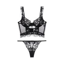 Conjunto De Lingerie Francesa Sexy Com Sutiã Push-up De Renda Branca E Calcinha Fina Para Mulheres, Conjunto De Lingerie Francesa Sexy Com Sutiã Push-up De Renda Branca E Calcinha Fina Para Mulheres,