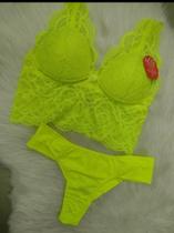 Conjunto de Lingerie Neon