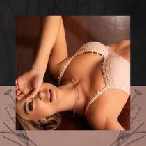 Conjunto de Lingerie Nude Lageli Ref: 24152 Conjunto de Lingerie Nude Lageli Ref: 24152