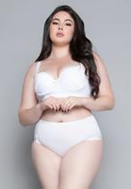 Conjunto de Lingerie Plus Size Wls Modas Sutiã Reforçado Com Bojo Calcinha Luxo