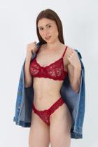 Conjunto de Lingerie sem Bojo com Aro -Agnes-Two Stylus