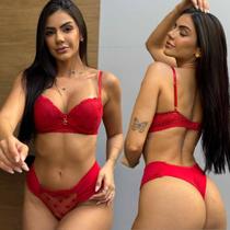 Conjunto De Lingerie Sensual Tule Calcinha Fio Sexy Sensual Conjunto De Lingerie Sensual Tule Calcinha Fio Sexy Sensual