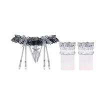 Conjunto De Lingerie Sexy De Renda Feminina, Meia-calça, Meias Altas, Cinta-liga, Virilha Aberta,