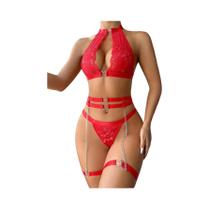 Conjunto De Lingerie Sexy Feminina Com Renda, Sutiã Com Arame E Tanga Conjunto De Lingerie Sexy Feminina Com Renda, Sutiã Com Arame E Tanga