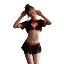 Conjunto de lingerie SINROYEE Cheongsam Anime Cosplay para mulheres Conjunto de lingerie SINROYEE Cheongsam Anime Cosplay para mulheres