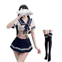 Conjunto de lingerie SINROYEE Sexy Schoolgirls Outfit, traje de marinheiro Conjunto de lingerie SINROYEE Sexy Schoolgirls Outfit, traje de marinheiro