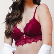 Conjunto de lingerie sutiã e fio em renda sexy Astrid